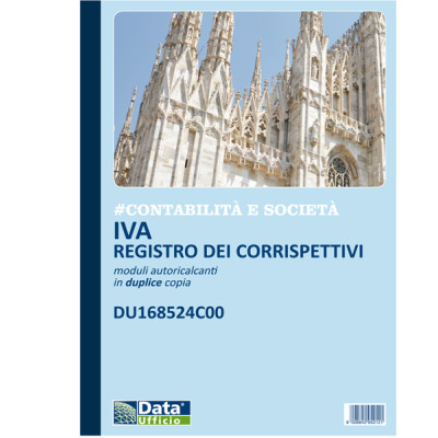 Registro corrispettivi mensili - 24-2 autoricalcante - DU168524C00 - Data Ufficio