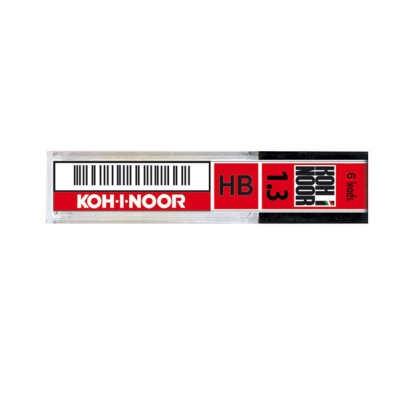 Mina di ricambio - 1,3 mm - per portamine DH1500 - Koh.I.Noor - astuccio 6 pezzi