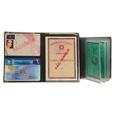 Portadocumenti - multicard special - PVC - colori assortiti 1060S - Alplast - conf. 24 pezzi