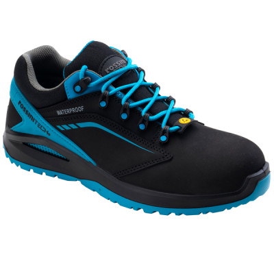 Calzatura di sicurezza Streif Low - S3 - numero 47 - nero-azzurro ottanio - Rossini