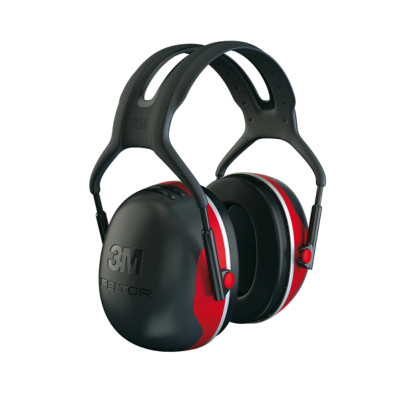 Cuffia protettiva Peltor X3A - SNR 33 dB - nero-rosso - 3M