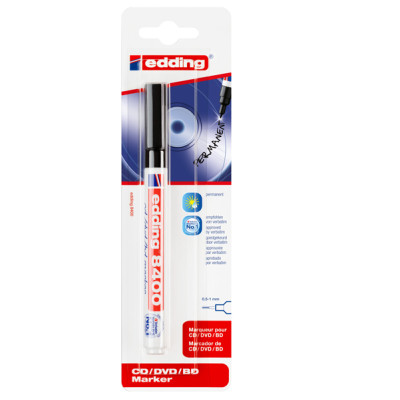 Marcatori per CD-DVD 8400-8500 RW - punta 1 mm - nero permanente - Edding