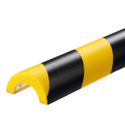 Profilo paracolpi P30 - per superfici tubolari - giallo-nero - Durable