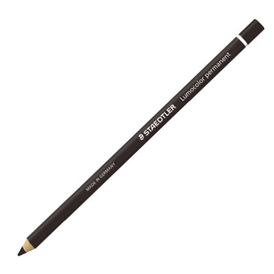 Matita Lumocolor Glasochrom - permanente  - nero - Staedtler