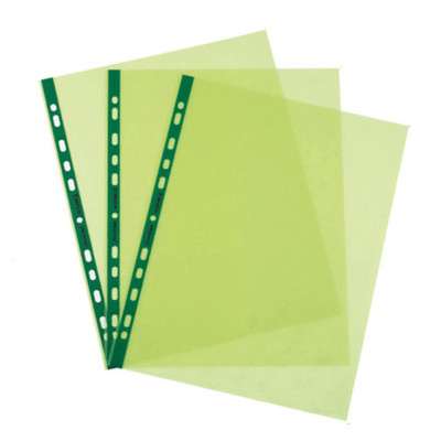 Buste forate Favorit Art - Superior - liscio - 22x30 cm - verde - Favorit - conf. 25 pezzi