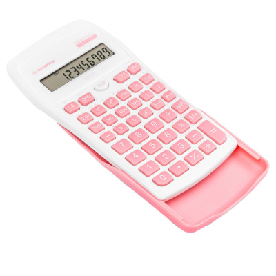 Calcolatrice scientifica OS 134-10 BeColor - bianco - tasti rosa - Osama