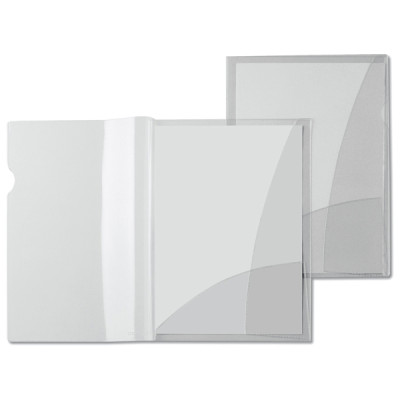 Cartelline con tasche Capri 69-2 - PVC - 21 x 29,7 cm - cristallo - Sei Rota - conf. 5 pezzi
