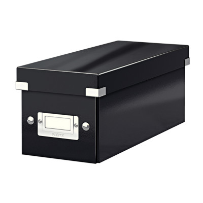 Scatola archivio Click & Store - per CD - 14,3x13,6x35,2 cm - nero - Leitz