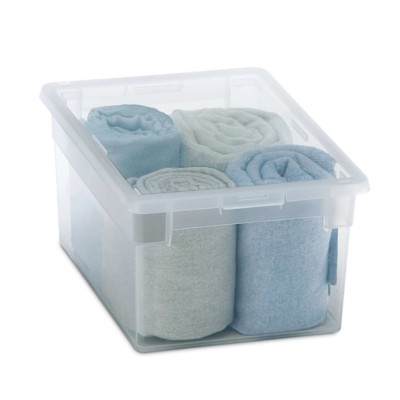 Contenitore multiuso Light Box M-2 - 19,5x28x13,2 cm - 6 L - plastica -  trasparente - Terry