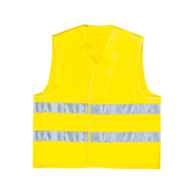 Gilet alta visibilità GILP2 - poliestere - taglia L - giallo fluo - Deltaplus