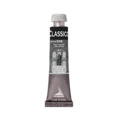 Colore a olio - extrafine - 20 ml - nero d avorio - Maimeri