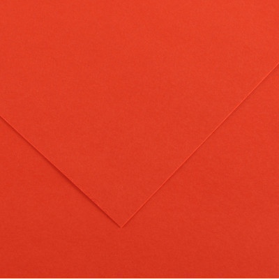 Foglio Colorline - 70x100 cm - 220 gr - rosso vivo - Canson