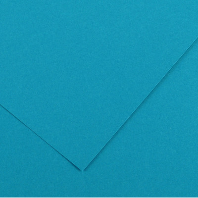 Foglio Colorline - 70x100 cm - 220 gr - blu primario - Canson