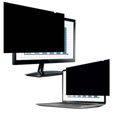 Filtro privacy PrivaScreen per monitor - widescreen 21,5 -54,61 cm - formato 16:9 - Fellowes