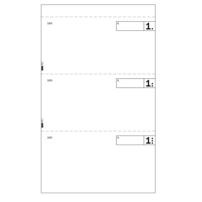 Blocco comande a 3 tagliandi - 25-25 fogli autoricalcanti - 17 x 9,9cm - Edipro