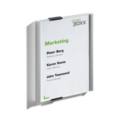 Targa per porte-pareti Info Sign - 14,9 x 21,1 cm - Durable