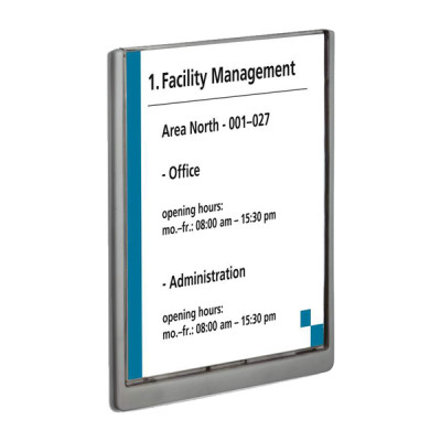 Targa per porte-pareti Click Sign - 21  x  29,7 cm (A4) - Durable