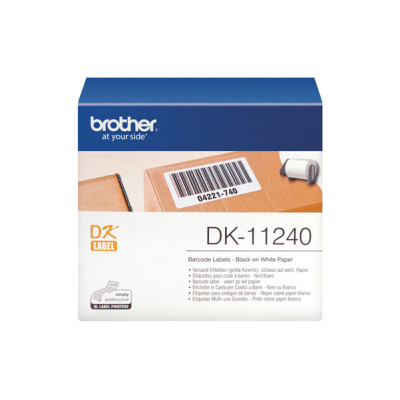 Brother - Etichette adesiva 600 Etichette 102 x 51 mm - Nero-Bianco - DK-11240