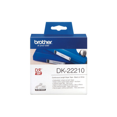 Brother - Rotolo etichetta continua - Nero-Bianco - 29mm x 30,48mt - DK22210