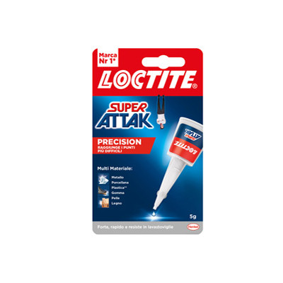 COLLA SUPER ATTAK PRECISION - 5 GR - TRASPARENTE - LOCTITE