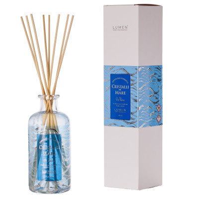 Diffusore d essenza - a bastoncino - cristalli di mare-waves - 200ml - Methodo