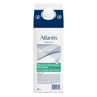 Ricarica doccia shampoo 2 in 1 - carton box 1 L - atlantis - Beauty Escape
