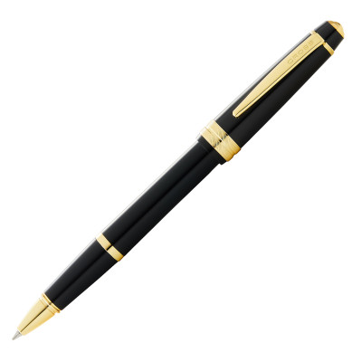 Penna roller Bailey Light - punta F - fusto nero-oro - Cross