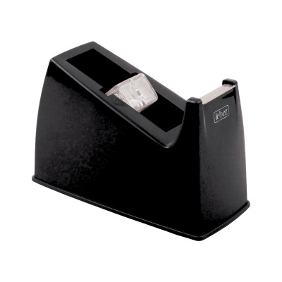 Dispenser per nastro adesivo - 33 m - nero - Lebez