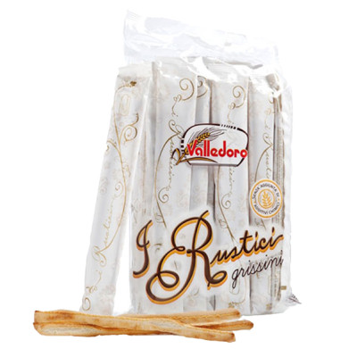 Grissini Rustici - 300 gr - multipack 12 monoporzioni - Valledoro