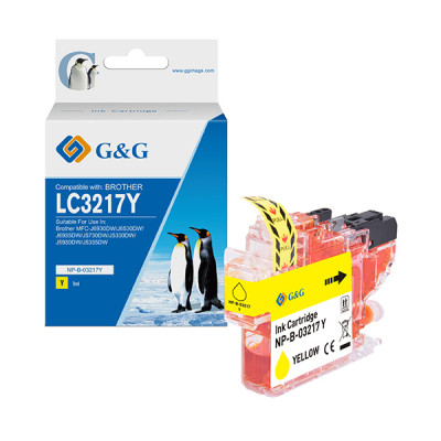 G&G - Cartuccia ink Compatibile per Brother MFC-J6930DW-J6530DW-J6935DW - Giallo