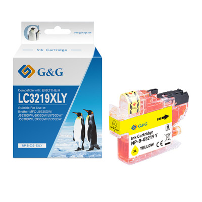 G&G - Cartuccia ink Compatibile per Brother MFC-J6930DW-J6530DW-J6935DW - Giallo