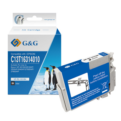 G&G - Cartuccia ink Compatibile per Epson WF-2010W-2510WF-2520NF -Nero