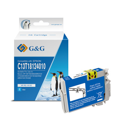 G&G - Cartuccia ink Compatibile per Epson P-30-102-202 - Ciano