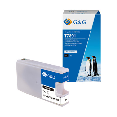 G&G - Cartuccia ink Compatibile per Epson workforce pro wf-5690dwf- wf-5620dwf - Nero