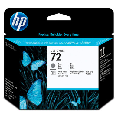 Hp - Testina di stampa originale - 72 - Grigio - Nero fotografico - C9380A - 1.430 pag