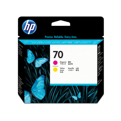 Hp - Testina di stampa originale - 70 - Magenta - Giallo - C9406A - 130ml