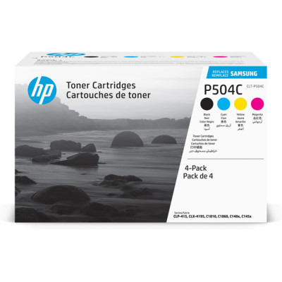 Samsung-HP - Conf. 4 Toner originale - C-M-Y-K - CLT-P504C - SU400A