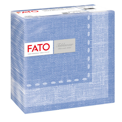 Tovagliolo linea AirLaid - carta - 40 x 40 cm - cachemire-blu - Fato - conf. 50 pezzi