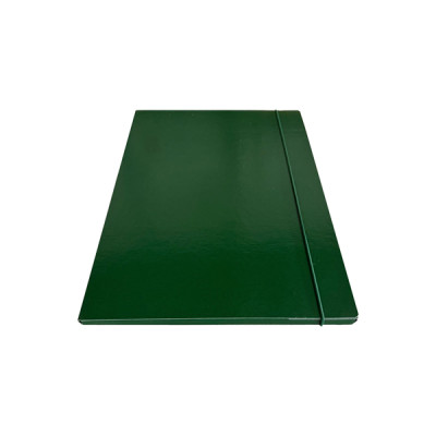 Cartella c-elastico tondo - dorso 1cm - verde - Starline