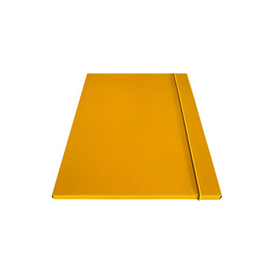 Cartella c-elastico tondo - dorso 1cm - giallo - Starline