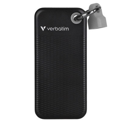 SSD Portatile Pocket USB 3.2 GEN 2 - 1 TB -Nero-Grigio Verbatim - 32190