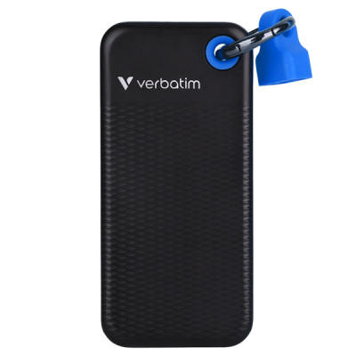 SSD Portatile Pocket USB 3.2 GEN 2 - 1 TB - Nero-Blu- Verbatim - 32191