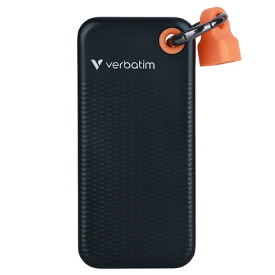 SSD Portatile Pocket USB 3.2 GEN 2 - 1 TB - Nero-Arancio Verbatim - 32193