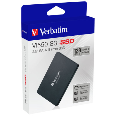Verbatim - SSD Interno Vi550 SATA III 2.5   SSD - 49350 - 128GB