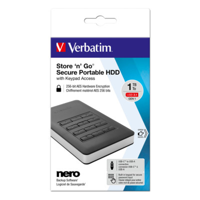 Verbatim - Hard disk Store  N Go Usb 3.1 - 53401 - 1TB